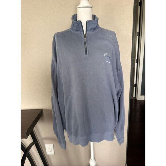 Tommy Bahama Light Blue 1/4 Zip Pullover size XXL - Picture 1 of 7